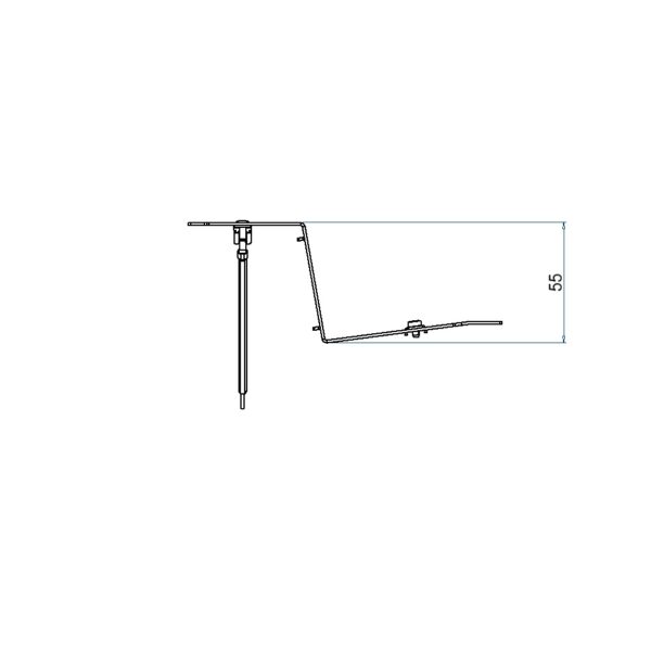 Produktbild UBD 165 185  -  Steckdoseneinsatz mit 3x 45x45-Ausschnitten, leer
